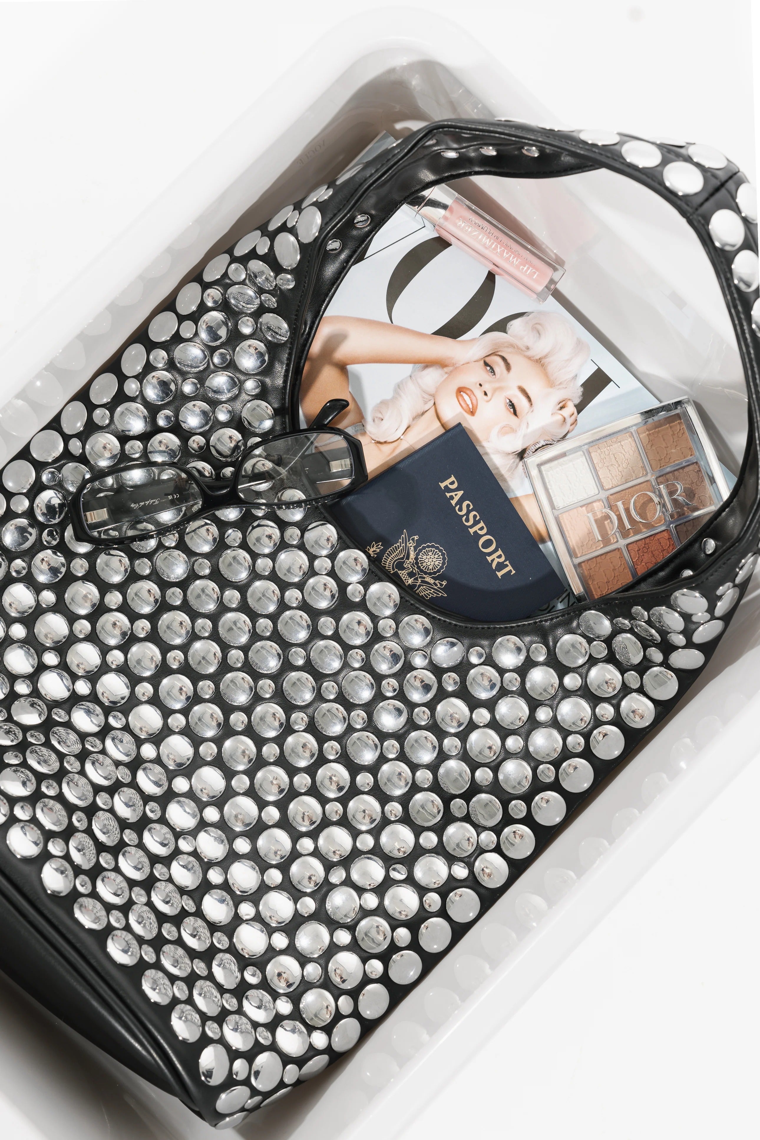 Bali Studded Bag - Black